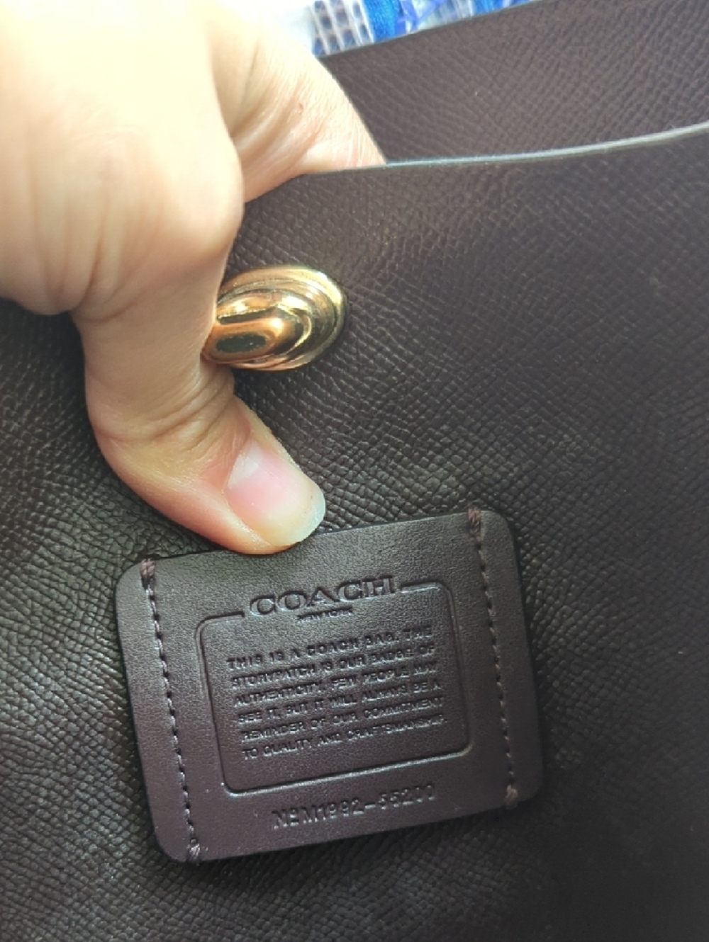 Coach Charlie Black Leather Shoulder Bag with Gold Hardware - Picture 10 of 11